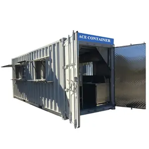 Di động tùy chỉnh 20ft Container vận chuyển thương mại nhà bếp để bán