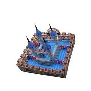 ปราสาทเป่าลมแบบดั้งเดิมทำจากวัสดุ PVC สำหรับงานเช่าจัดปาร์ตี้เด็ก - Product Image 3