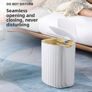 ELPHECO Cestino Intelligente con Sensore, Funzionamento Silenzioso, 12L, Impermeabile, per Bagno, <span class=keywords><strong>Cucina</strong></span>, Soggiorno, Grande Capacità - Product Image 4