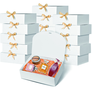 Caja de embalaje de regalo de bebé recién nacido al por mayor personalizada con forro de esponja de cinta en relieve caja de papel de Chocolate de Navidad portador de panadería - Product Image 3