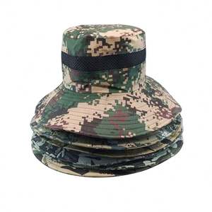 Sombrero de pescador de ala ancha para exteriores, para pesca y montañismo, con borde redondo, gorra de senderismo con estampado de camuflaje o liso, ¡Gran oferta! - Product Image 5