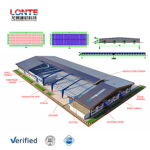 预制式定制钢结构工业仓库和车间建筑 LONTE - Product Image 2