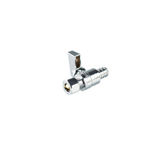 X O.D Q-TURN STRAIGHT SUPPLY STOP 1/2"PEX*1/4"OD Manuel Certifié ISO 9001 pour l'eau et les toilettes, raccord d'angle - Product Image 6