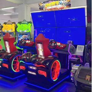 เครื่องเล่นเกมแข่งรถจำลองแบบหยอดเหรียญสำหรับเด็ก ขายส่งจากโรงงาน เหมาะสำหรับห้องเกมและสวนสนุก - Product Image 1