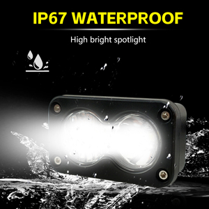 20 Wát Xe LED làm việc thanh ánh sáng tại chỗ Flood Combo Pods offroad đèn sương mù Led Light Bar trắng vàng cho xe tải - Product Image 3