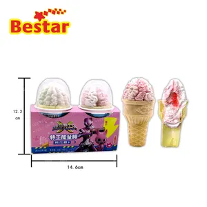 Es Krim Manis Renyah Kerucut Marshmallow dengan Rasa Buah Jam