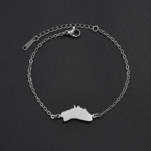 Bracelet carte de Minorque (<span class=keywords><strong>Espagne</strong></span>) en acier inoxydable pour femmes et filles, 1 pièce # 563762 - Product Image 4
