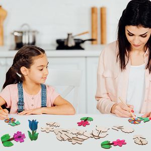 Manualidades <span class=keywords><strong>de</strong></span> <span class=keywords><strong>madera</strong></span> con flores 3D <span class=keywords><strong>para</strong></span> <span class=keywords><strong>pintar</strong></span>, rodajas <span class=keywords><strong>de</strong></span> <span class=keywords><strong>madera</strong></span> sin terminar <span class=keywords><strong>para</strong></span> manualidades, adornos <span class=keywords><strong>de</strong></span> flores <span class=keywords><strong>para</strong></span> <span class=keywords><strong>pintar</strong></span> y decorar - Product Image 5