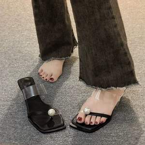 Sandales à talons hauts pour femme, sexy et élégantes, à bride cheville, à talon fin et bout pointu, pour mariage printemps-été - Product Image 5