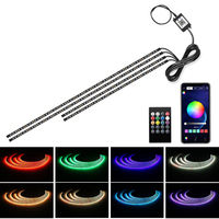 12V RGB LED Bande Voiture Underglow Lumières 36W Power Phone App & Télécommande Néon Lampe Châssis Lumière
