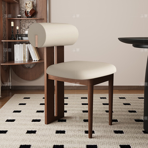 Sedie Nordiche Moderne Minimaliste di Design in Lino, con Schienale, <span class=keywords><strong>per</strong></span> <span class=keywords><strong>Soggiorno</strong></span> e Sala da Pranzo, Sedie da Pranzo in Legno Massello - Product Image 5