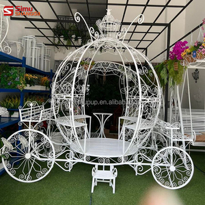 Carrozas de Caballos con Forma de Calabaza al por Mayor, Carruaje <span class=keywords><strong>Real</strong></span> de Cenicienta para Bodas, para Princesas - Product Image 1
