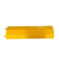 Protège-câble de sécurité pour sol intérieur en PVC, portable, type rampe, durable, 1 canal, pour câbles de sécurité