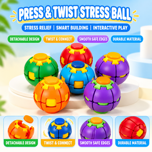 Juguete Antiestrés en Oferta, Spinner Telescópico Giratorio, Juguete de Presión y Giro para Dedos, Colorido, Venta al por Mayor - Product Image 1