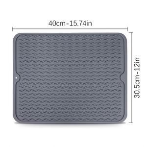 Silicone Dish <b>Drying</b> <b>Mat</b> Multi Purpose Heat Resistant Table <b>Mat</b> for <b>Kitchen</b> Countertop - Product Image 2