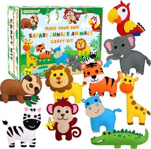 Kit de couture pour enfants sur le thème du système solaire, activités DIY en feutre, fournitures d'art et d'artisanat pour garçons et filles, activité pour débutants, kit de couture pour enfants - Product Image 6