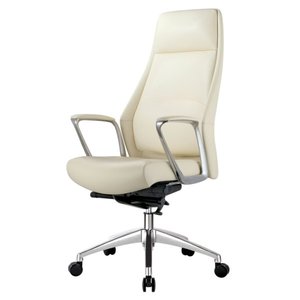 Silla de oficina moderna y cómoda de cuero 36019-1902C/BA - Product Image 5