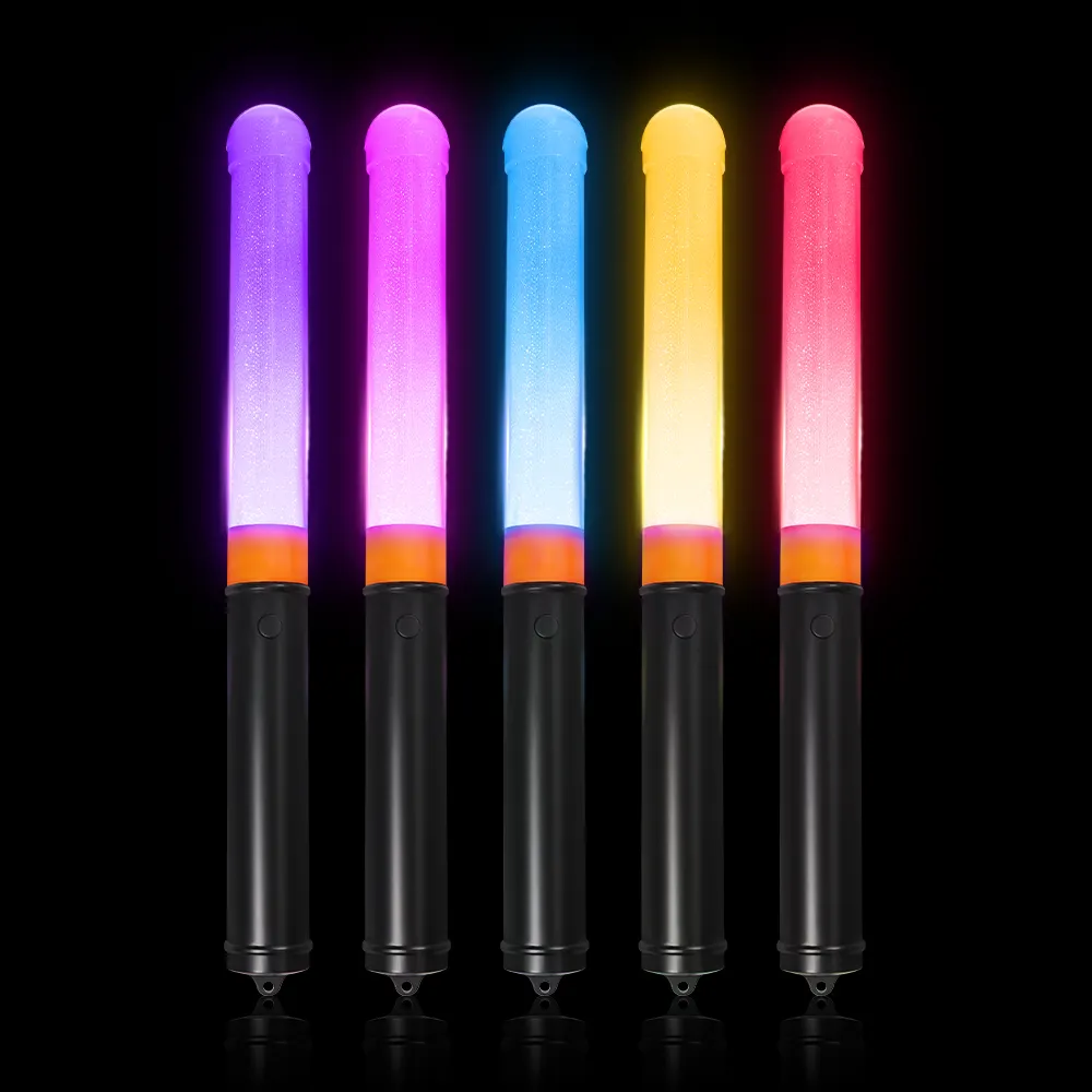 Glowing Sticks Programmable Light Flashing Stick Rgb Dmx Luminous Concert Flashlight Lightsticks Kids LED Glow Sticks