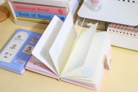 Carnet de notes A5 avec couverture en PU, fenêtre photo découpée, fermeture magnétique, pages intérieures couleur, joli carnet de dessins animés pour filles, cadeau