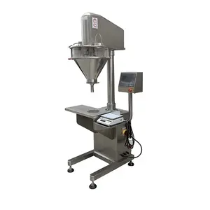 Semiautomatic black pepper powder packing auger volumetric filling machine by manual