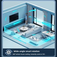 Ventilateur tour évaporatif silencieux Chigo 3 vitesses 75W pour chambre à coucher, refroidisseur d'air portable mini pour dortoir FKL-ML139
