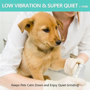 पैपिफ़ेड रिचार्जेबल इलेक्ट्रिक डॉग कैट नेल ग्राइंडर छोटी स्वचालित पोर्टेबल पालतू नेल ड्रिल मशीन पशु क्लिपर की सफाई - Product Image 6
