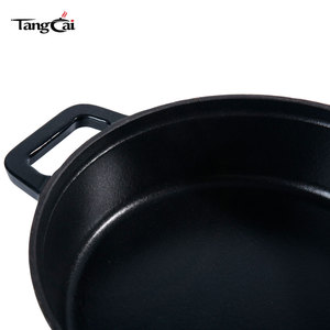 Marmite ronde en fonte émaillée de 24 cm pour fruits de mer, compatible induction, pour restaurants et fournitures de cuisine en gros - Product Image 3