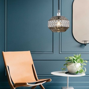 Moderno ed elegante vetro di protezione alogena carciofo antico lampadari lampade a sospensione in vetro ciotola - Product Image 4
