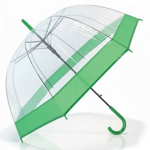 PVC POE Clear Transparent Bubble Design Manual Kids Straight <b>Umbrella</b> Auto Open Cute Style 90cm Diameter 8 Ribs Children - Product Image 1