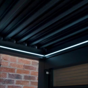 Pérgola Motorizada de Aluminio Ecológica con Control Remoto, <span class=keywords><strong>Kit</strong></span> para Exteriores Resistente al Agua, Diseño Inspirado en la Naturaleza, Colores y Tamaños Personalizables - Product Image 6