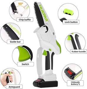 <span class=keywords><strong>Huepar</strong></span> CS061 Mini scie à chaîne électrique sans fil Portable de 6 pouces avec batterie Rechargeable et verrou de sécurité - Product Image 3