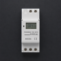 Timer Pemanas Air 30A Sakelar Waktu Digital yang Dapat Diprogram DIN Rail 7 Hari Mingguan LCD Otomatis Nyala Mati 2 Modul Pengontrol IEC 60730