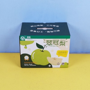 Caja de impresión personalizada piña fresca pera cartón colorido corrugado verduras y frutas cajas de cartón para la venta - Product Image 6