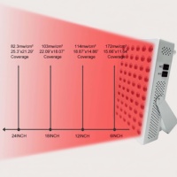 Panel de Terapia de Luz Roja LED Profesional AZURE para Uso Doméstico, Belleza Facial, Cuidado de la Piel en Rostro, Cabeza y Manos con US IT AL300 25121211