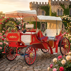 Voiture de tourisme rouge électrique de luxe, bus de tourisme multiplace, chariot de princesse tendance, vente chaude - Product Image 1