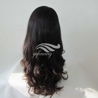 Cheveux vierges de qualité supérieure, certifiés casher, perruque juive avec dentelle transparente en stock et superbe dégradé