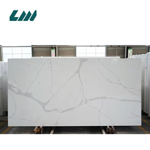 Encimeras de cocina de losa de cuarzo con piedra de <span class=keywords><strong>cero</strong></span> cilicon Ingeniería de la <span class=keywords><strong>serie</strong></span> Calacatta - Product Image 5