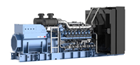 Weichai générateur de gaz naturel de type silencieux 500KW refroidi à l'eau 50/60Hz 95% efficacité puissance continue 12M26D605E300NG 24/7