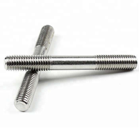 AISI 201 304 304L 316 316L 317L Stainless Steel Stud Bolt Double Threaded Rod Ended Bolt Screw