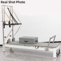 Vente chaude, Approvisionnement direct usine : Reformer Pilates multifonction en aluminium aéronautique, personnalisable, pour usage domestique, yoga, gym et centres de réadaptation