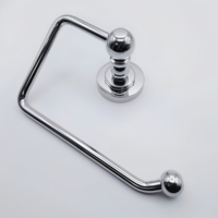 Juego de Accesorios de Baño de Siete Piezas, Montado en la Pared, Acabado en Latón Cromado/Níquel, Moderno y Sostenible