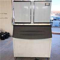 Machine de fabrication de glaçons de 1 tonne / Machine à glaçons commerciale de 1 tonne, prix compétitif, utilisée dans les usines de glace pour bars et hôtels, 220-400V