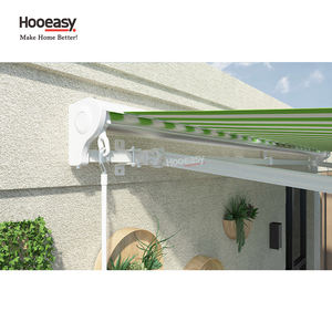 <span class=keywords><strong>Toldo</strong></span> Retráctil Eléctrico <span class=keywords><strong>para</strong></span> Puerta Trasera Grande Hooeasy, <span class=keywords><strong>Toldo</strong></span> de Metal <span class=keywords><strong>para</strong></span> Exteriores con Marco de Aluminio y Brazos Plegables - Product Image 3