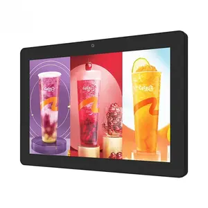 Wall mount 10 inch Retail 1280x800 10 Points capacitive touch IPS screen POE power android a tablet