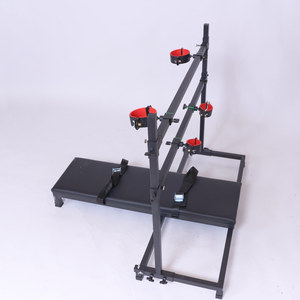 Cadre de contention métallique réglable avec menottes rembourrées pour <span class=keywords><strong>les</strong></span> mains et <span class=keywords><strong>les</strong></span> chevilles, support de positionnement robuste pour mobilier adulte - Product Image 6