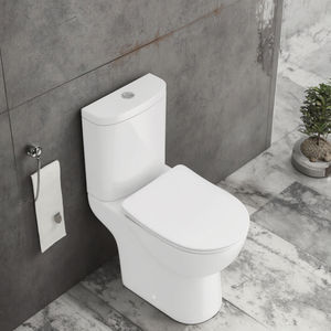 Inodoros Modernos Descarga lenta Totalmente cerrado CC Semi <span class=keywords><strong>CH</strong></span> Inodoro Vortex Inodoro <span class=keywords><strong>de</strong></span> dos piezas Tornado - Product Image 6