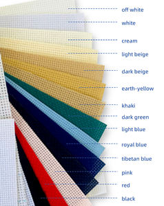 Classique Réserve Point De Croix Tissu 14 Compte Coton <span class=keywords><strong>Aida</strong></span> Tissu Carré <span class=keywords><strong>Portable</strong></span> Simple Coloré Durable Écologique Multiple - Product Image 4