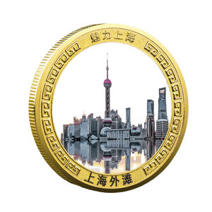 Pièces commémoratives en alliage de zinc personnalisées par le fabricant, moulage sous pression, plaquées or 3D, avec cordon/ ruban, vente en gros - Product Image 3