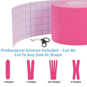Bande <span class=keywords><strong>de</strong></span> kinésiologie imperméable 5cmx5m, respirante, pour le soutien des muscles et des articulations sportives, sans latex - Product Image 4