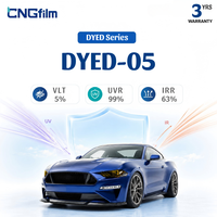 Film teinté pour vitres de voiture 5% VLT, protection UV, film teinté pour vitres de voiture 1,52x30m, film de confidentialité pour vitres, vente en gros OEM